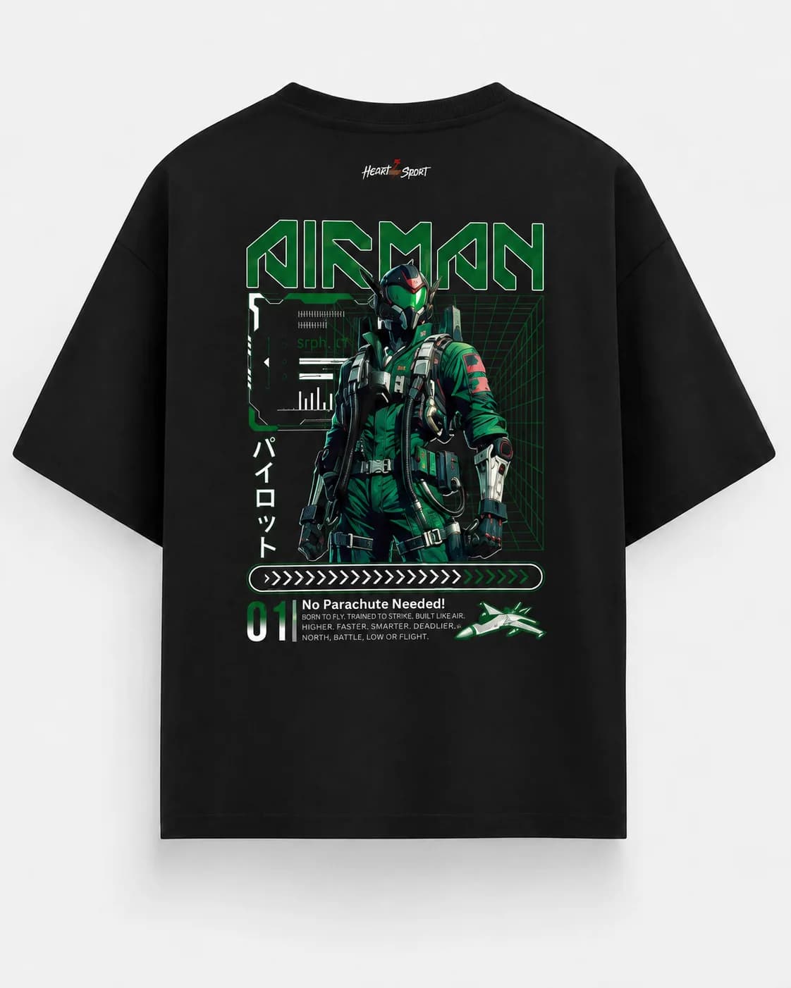 AIRMAN OVERSIZED Back oversized flatlay view