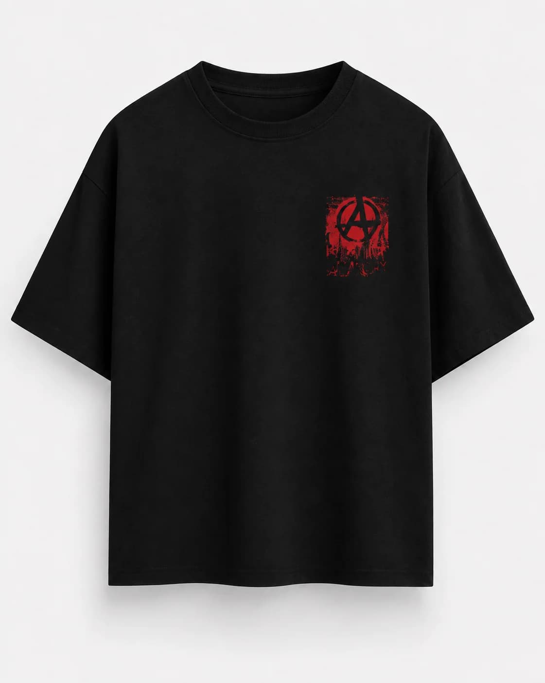 ANARCHY OVERSIZED Front oversized flatlay view