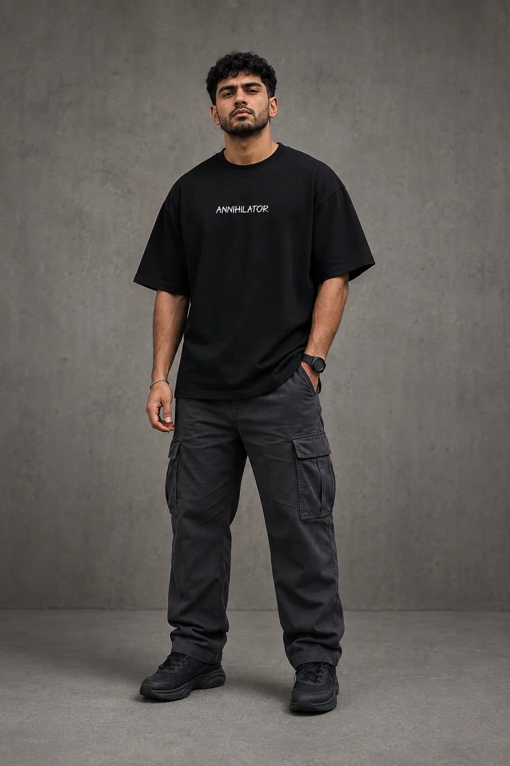 ANNIHILATOR OVERSIZED: Front oversized model view