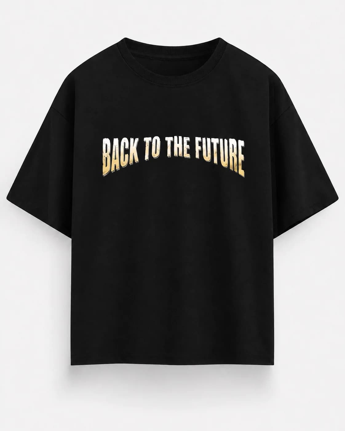 BACK TO THE FUTURE OVERSIZED Front oversized flatlay view