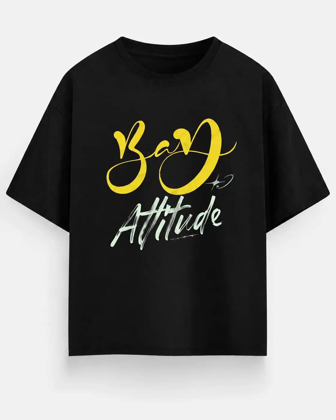 BAD ATTITUDE OVERSIZED Front oversized flatlay view