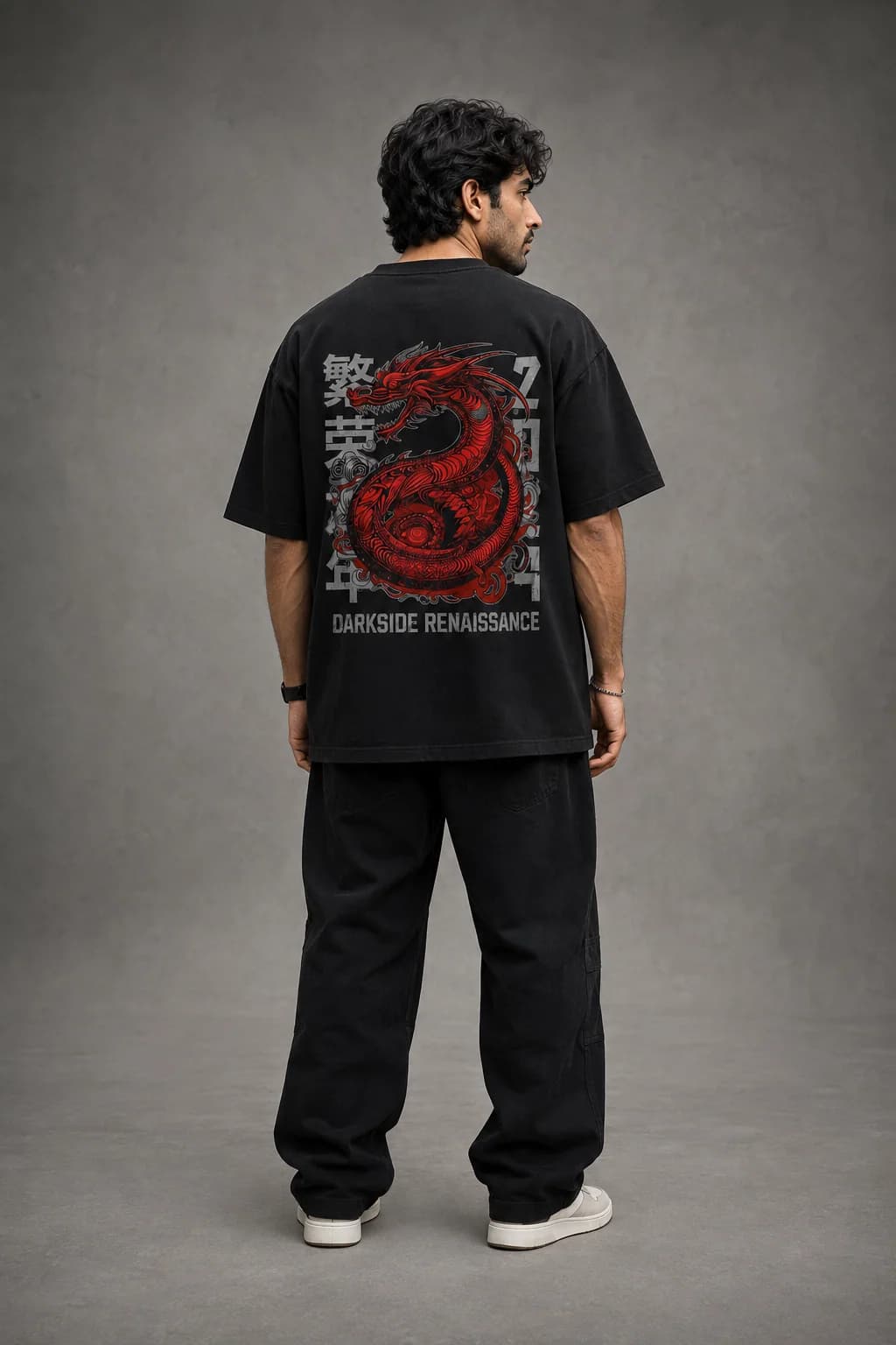 DARKSIDE RENAISSANCE OVERSIZED: Back oversized model view