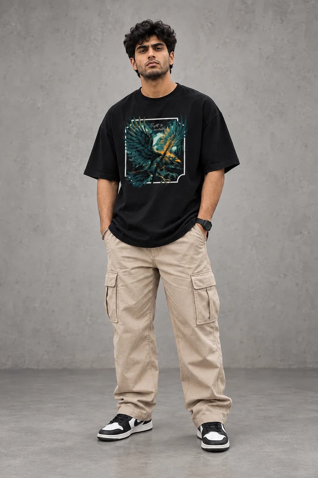 FLIGHT TO MORTALITY OVERSIZED: Front oversized model view