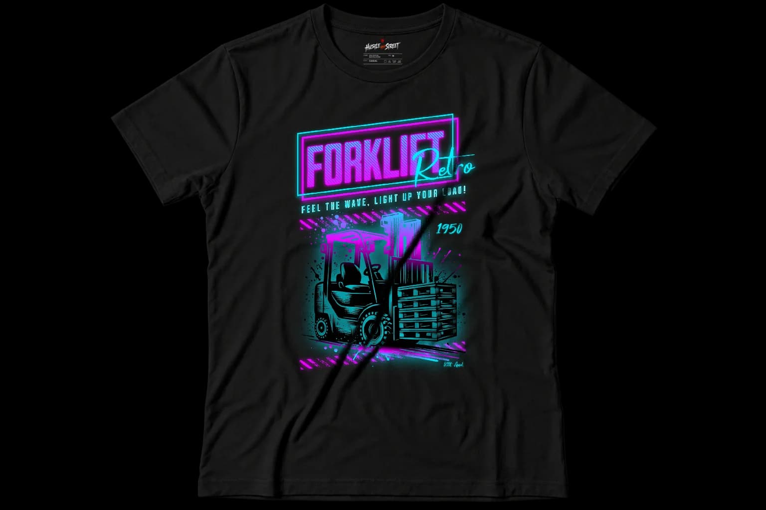 FORKLIFT RETRO Front flatlay view
