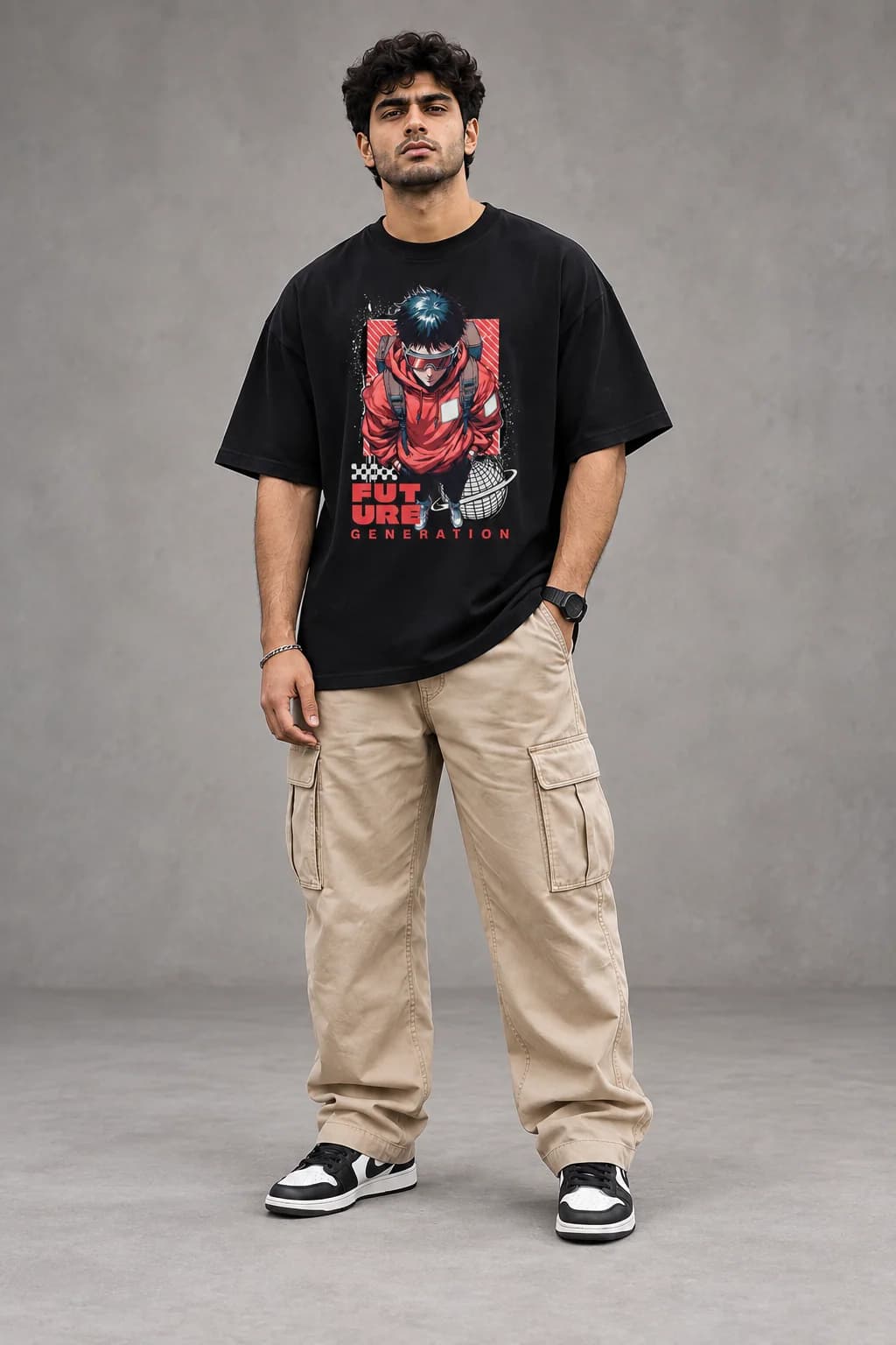 FUTURE GENERATION OVERSIZED: Front oversized model view