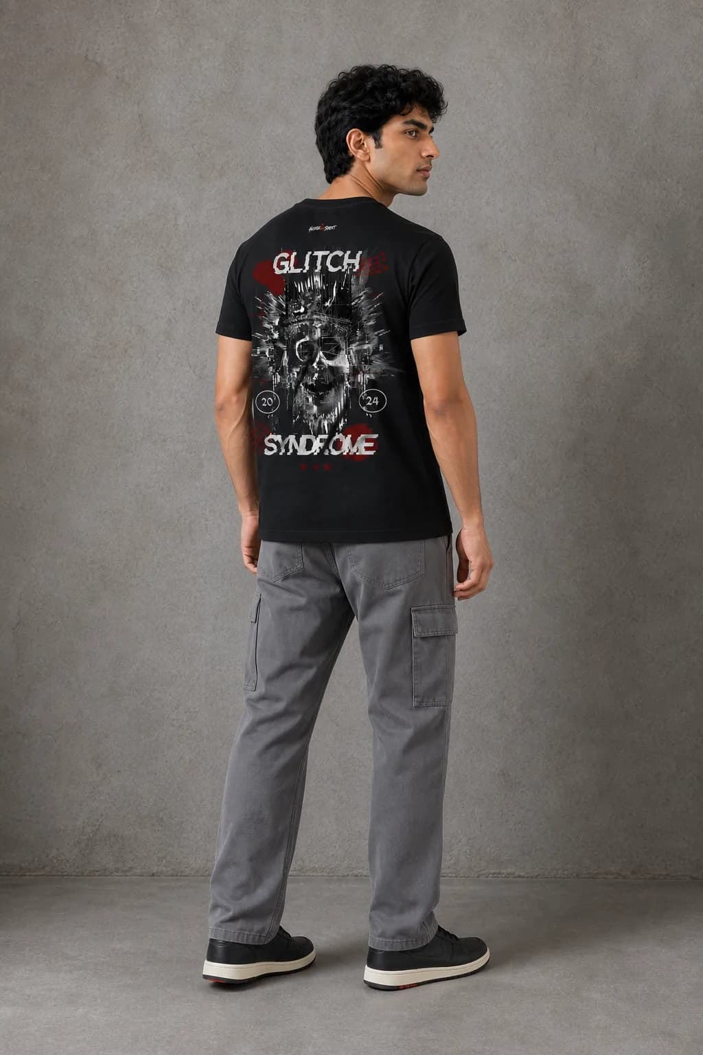 GLITCH SYNDROME: Back model view