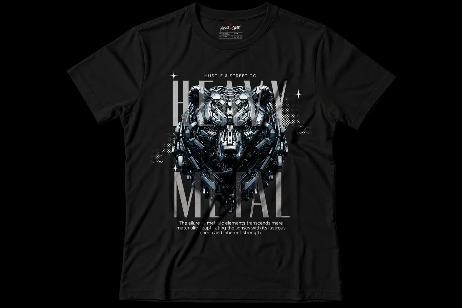HEAVY METAL: Front flatlay view