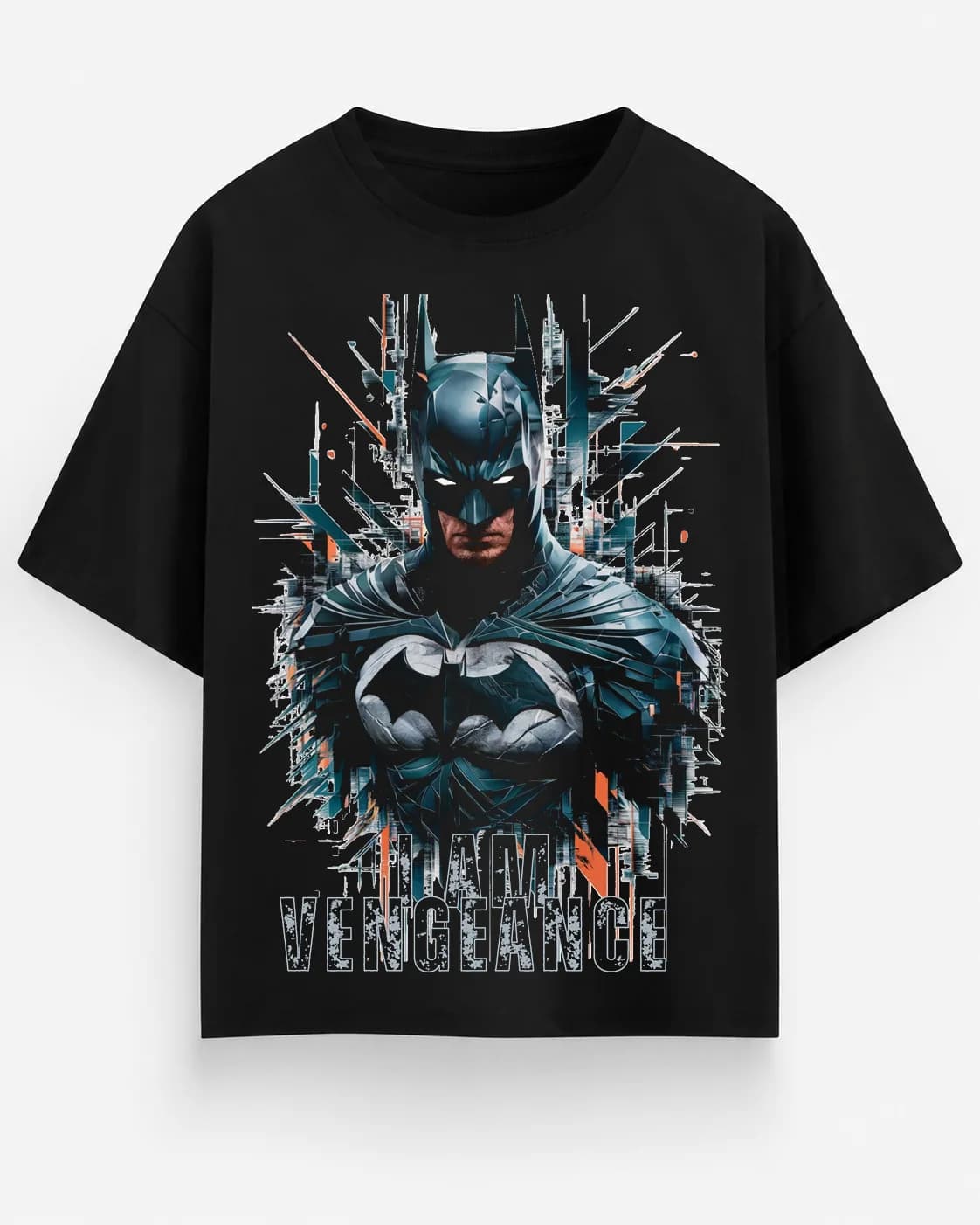 I AM VENGEANCE OVERSIZED Front oversized flatlay view