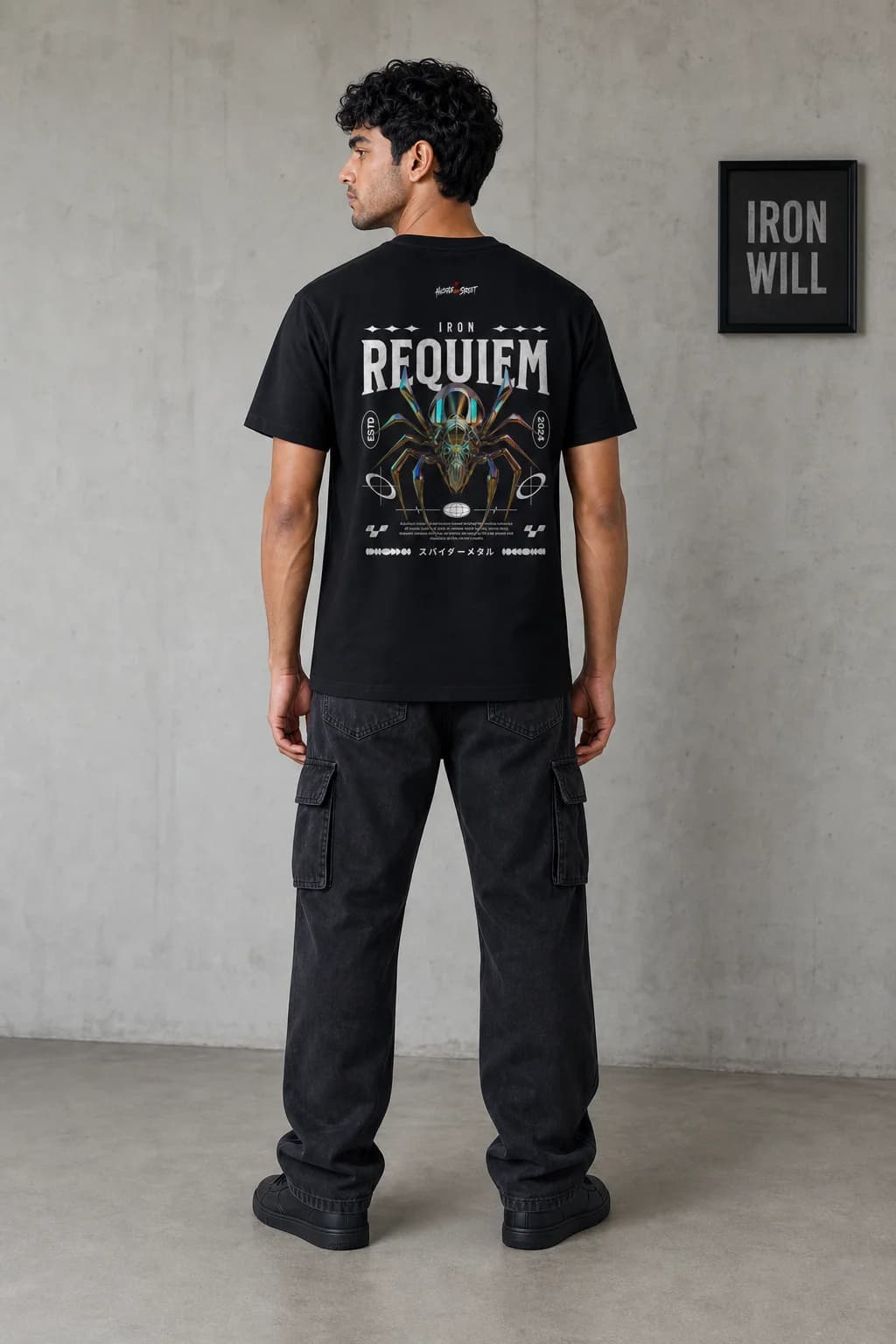 IRON REQUIEM: Back model view