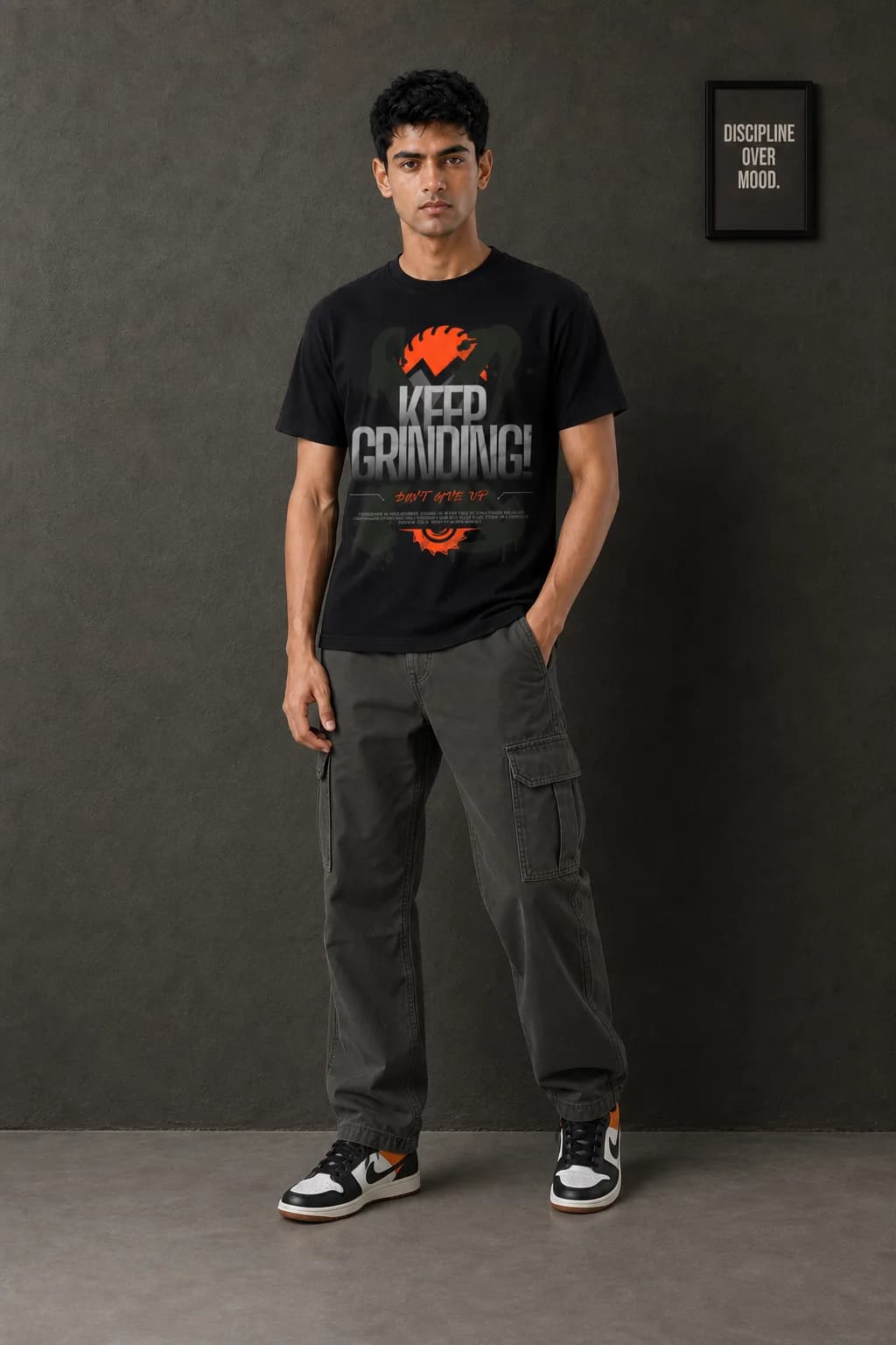 KEEP GRINDING: Front model alternate view