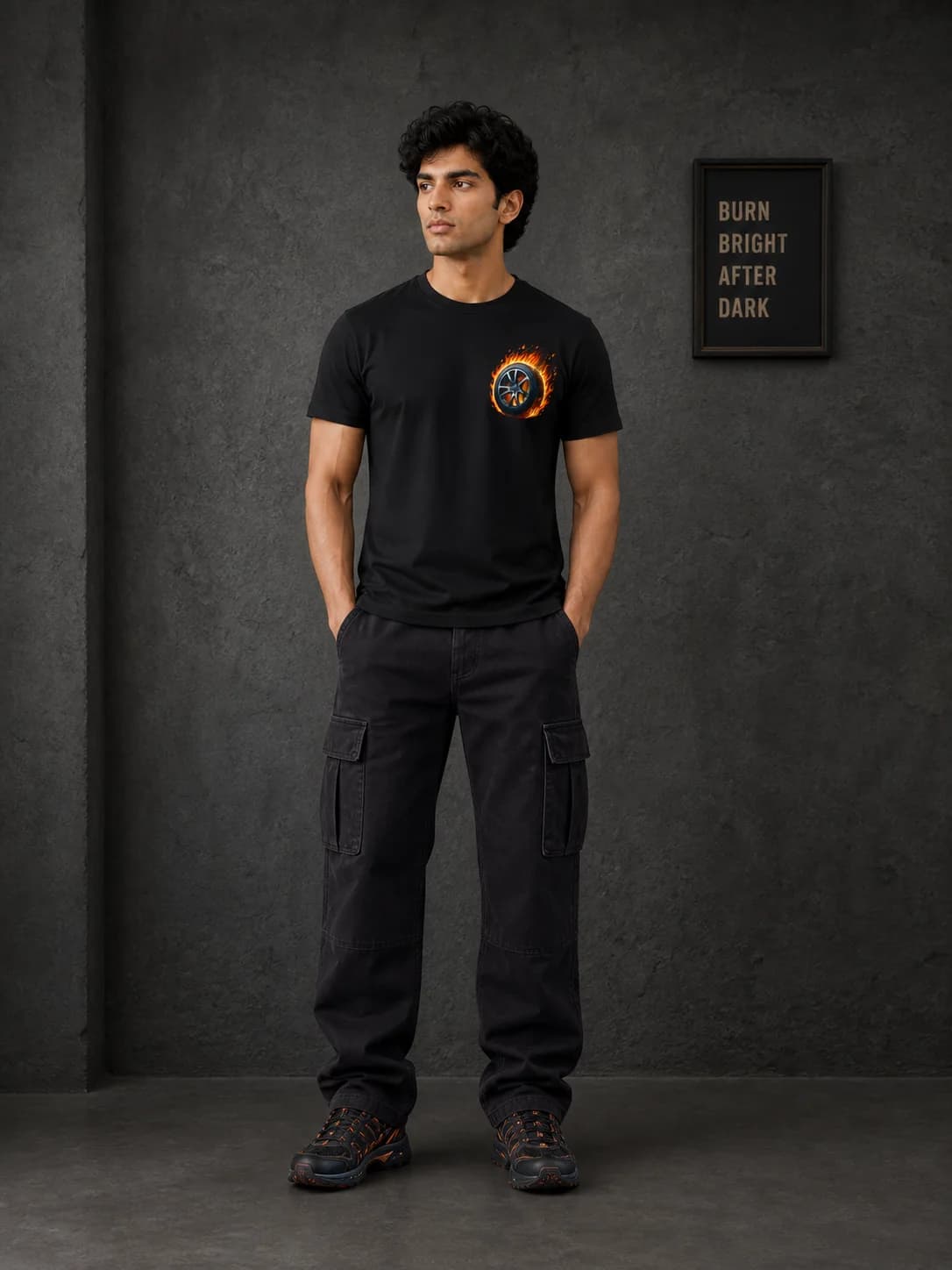 MIDNIGHT INFERNO: Front model view