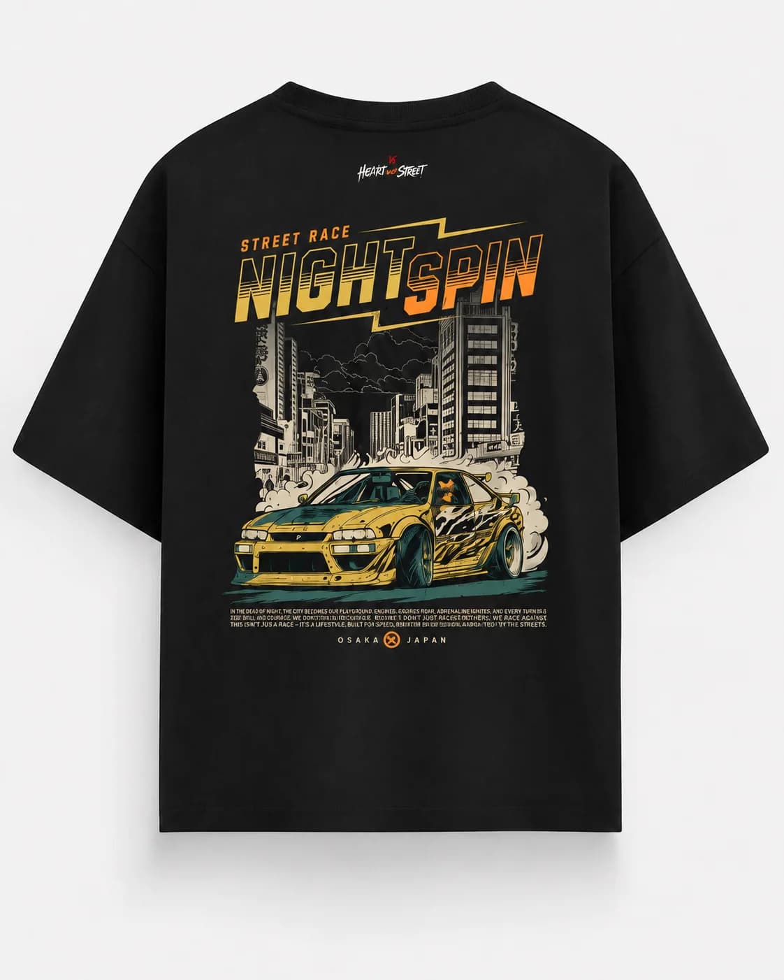 NIGHT SPIN OVERSIZED Back oversized flatlay view