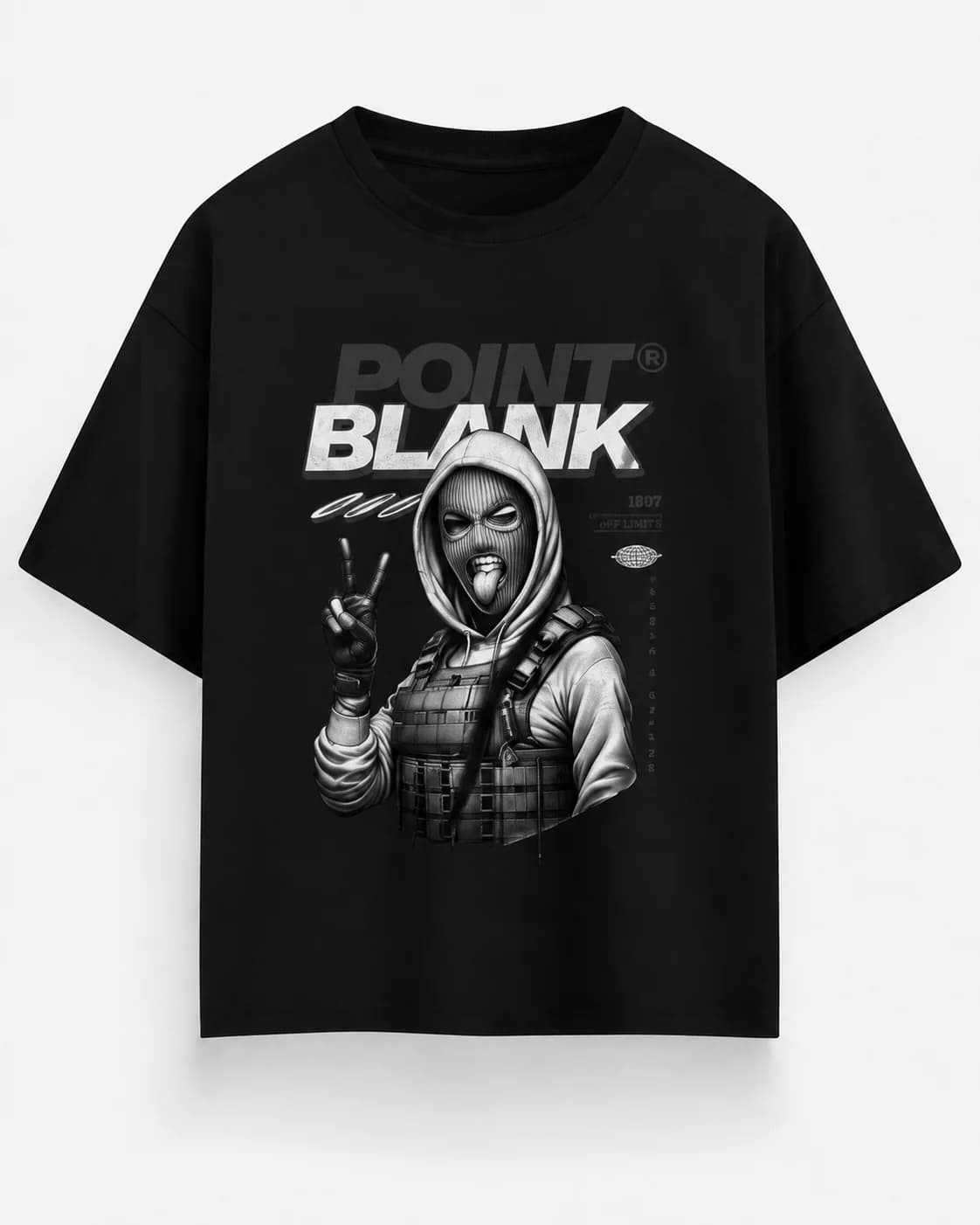 POINT BLANK OVERSIZED Front oversized flatlay view