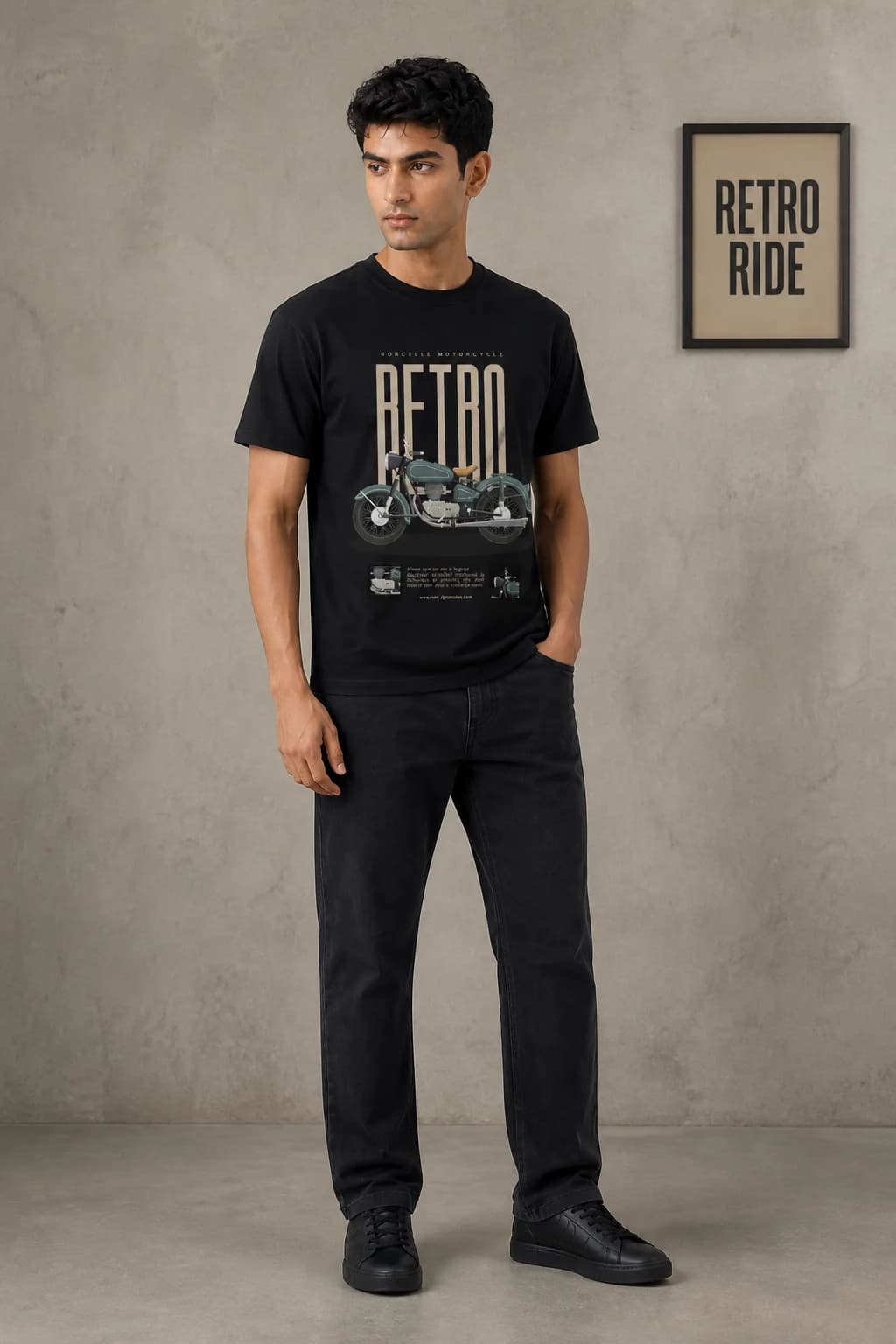 RETRO: Front model alternate view 1