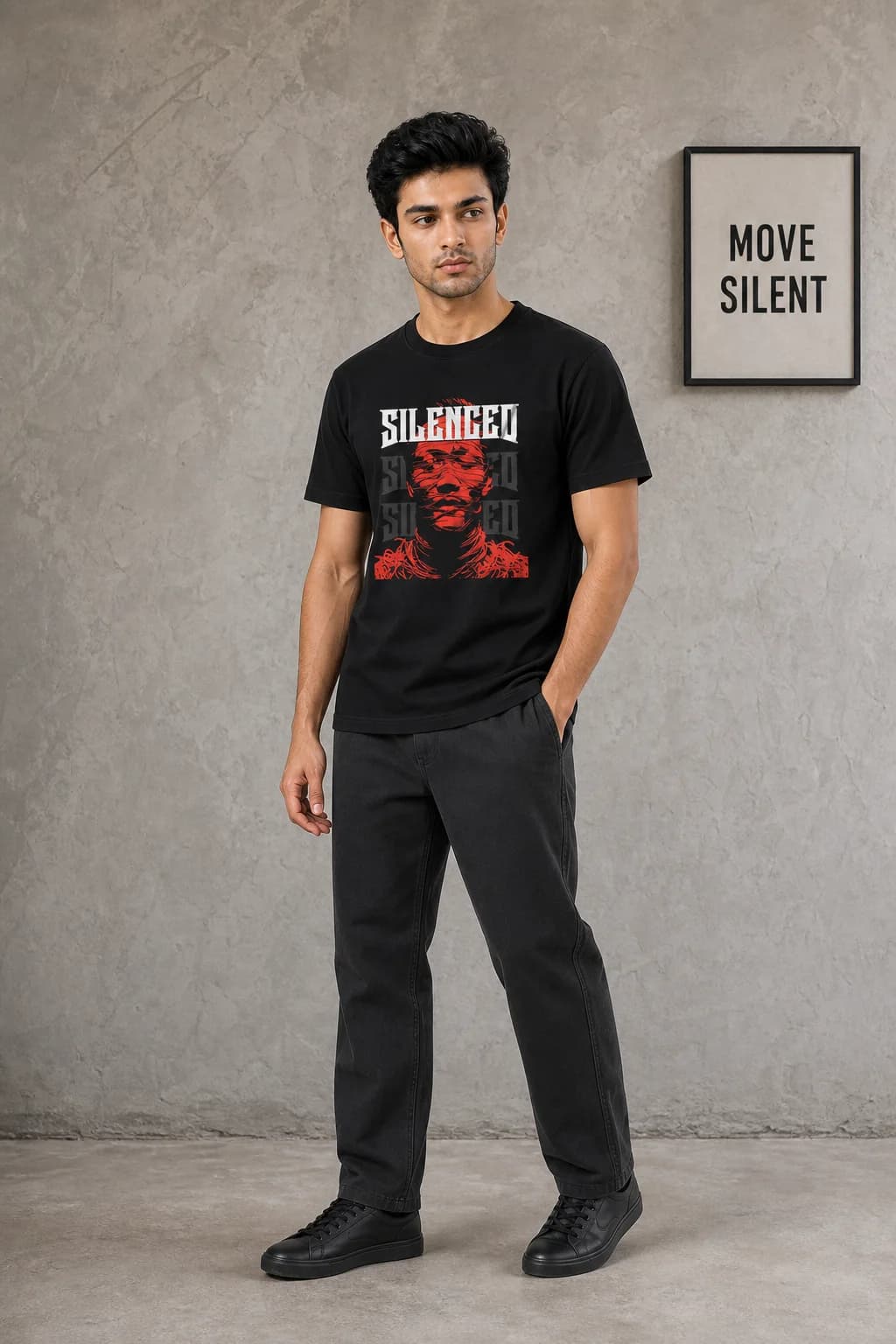 SILENCED: Front model alternate view 1