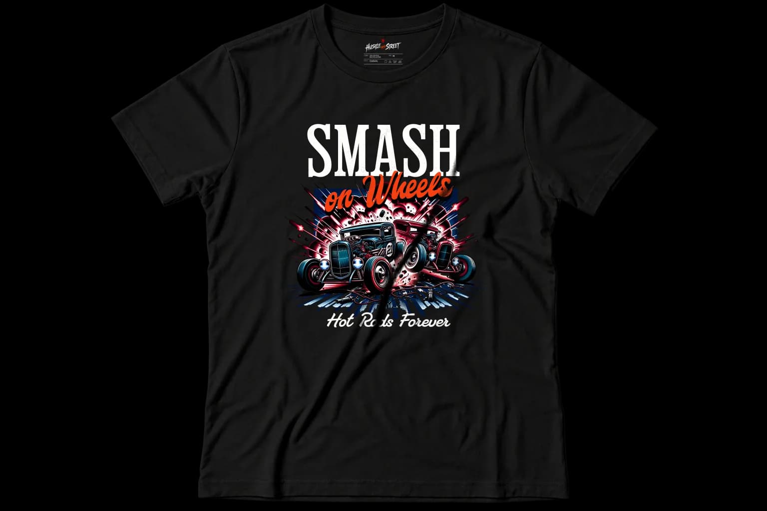 SMASH ON WHEELS Front flatlay view