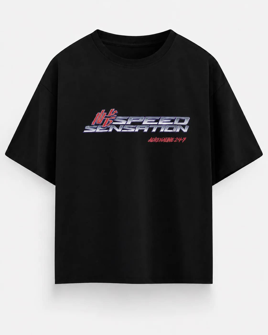SPEED SENSATION OVERSIZED Front oversized flatlay view