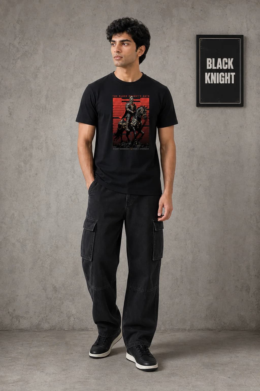 THE BLACK KNIGHT: Front model alternate view 1