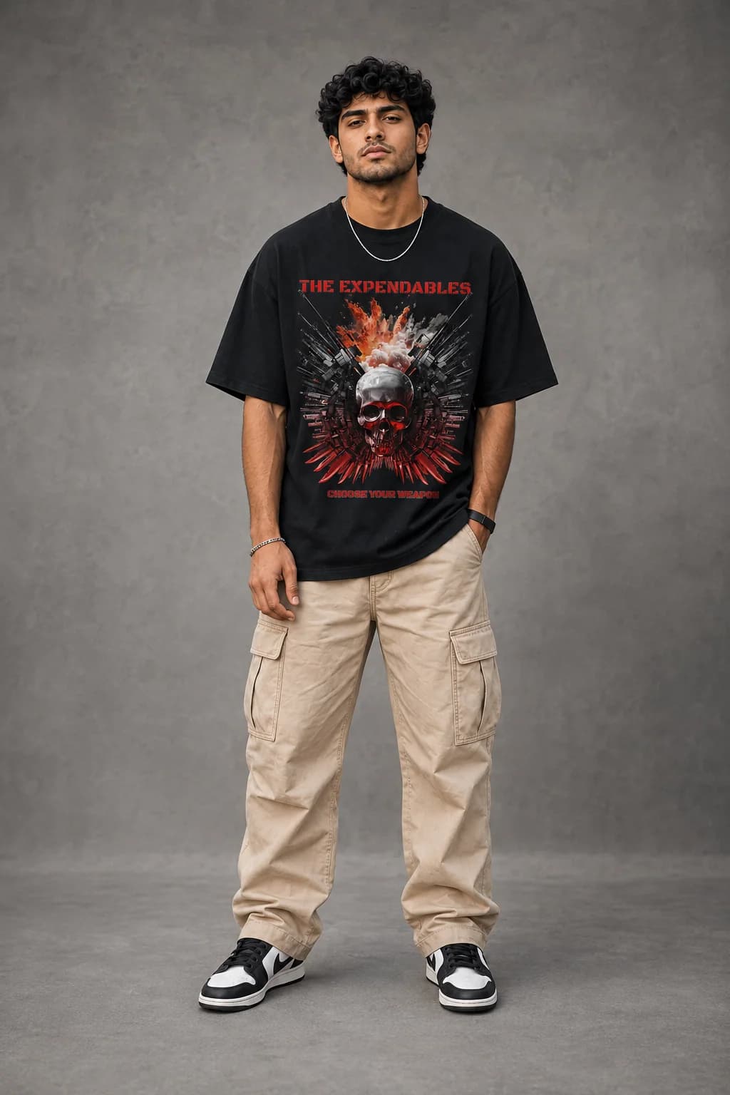 THE EXPENDABLES OVERSIZED: Front oversized model view
