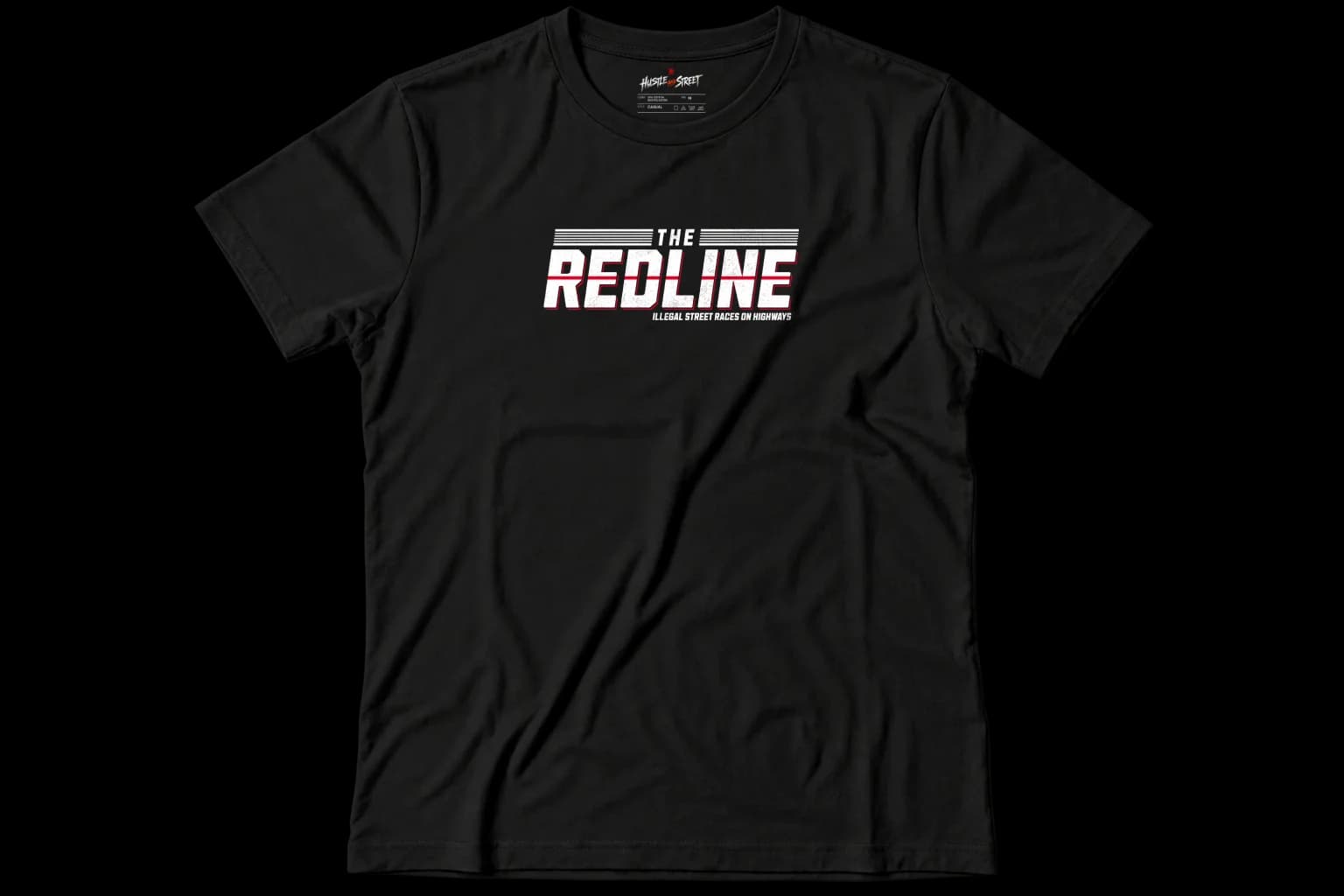 THE REDLINE Front flatlay view