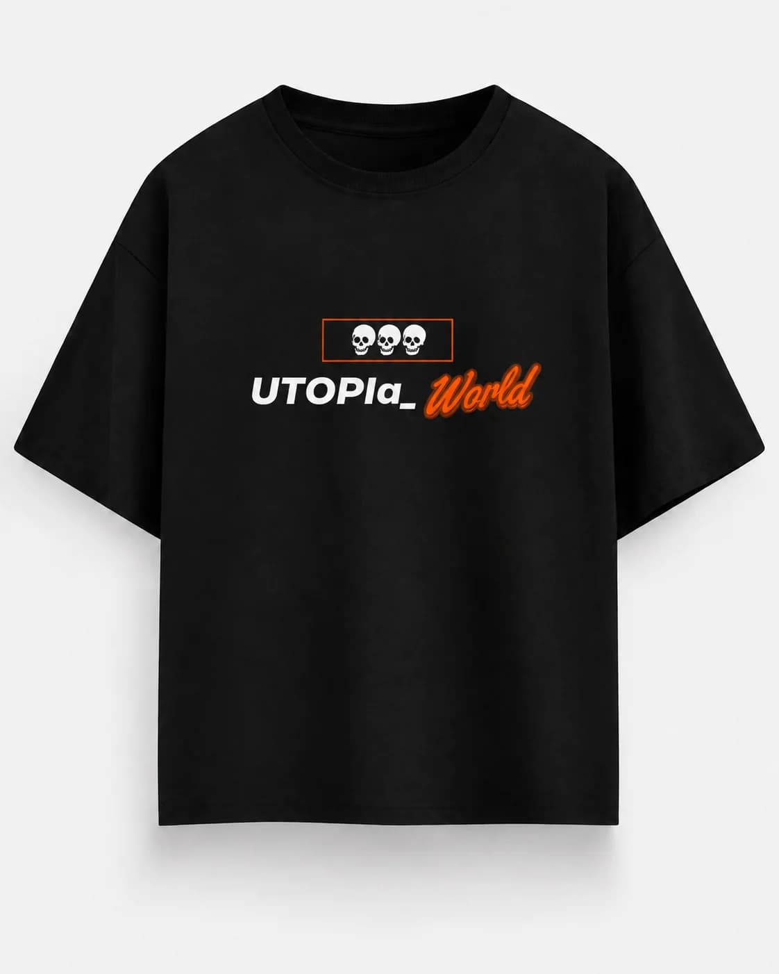 UTOPIA WORLD OVERSIZED Front oversized flatlay view