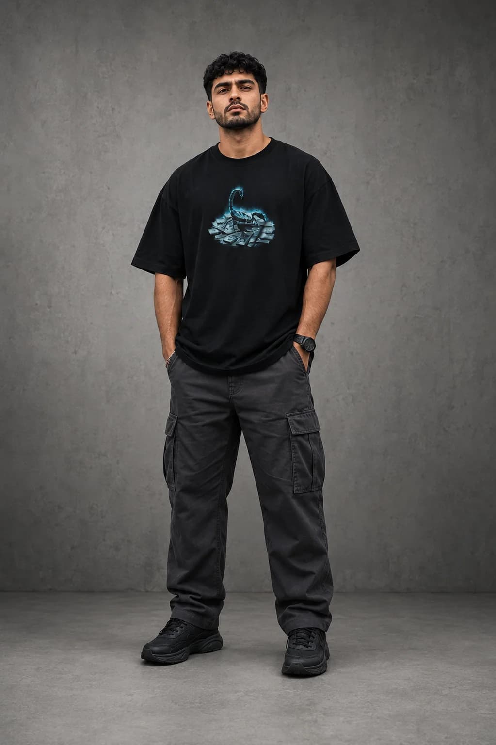 VENOMOUS OVERSIZED: Front oversized model view